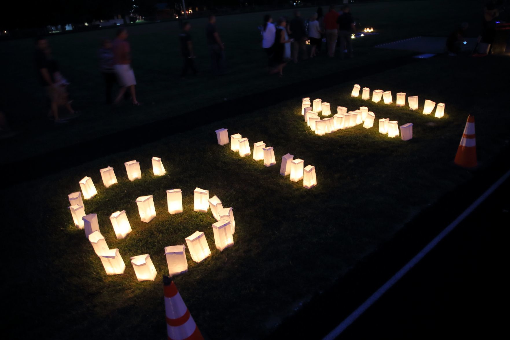 Waterloo community holds candlelight vigil for Trooper Nick Hopkins